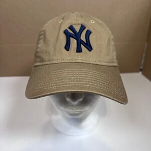 New York Yankees Hat Khaki Tan Adjustable MLB Baseball Dad Cap